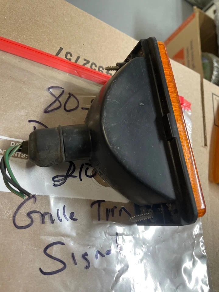 🔥 80-82 Datsun B310 前格栅 LH 转向信号灯镜头 3133 IKI — 第 4/4 张图片