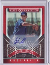 2015 Elite Extra Edition Prospect Autograph #159 Andrew Faulkner Auto - Flat S/H