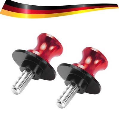 1Pair M8x1.25 Swingarm Spools For Kawasaki Z800 ZX6R Honda CBR600F4i CBR1000RR