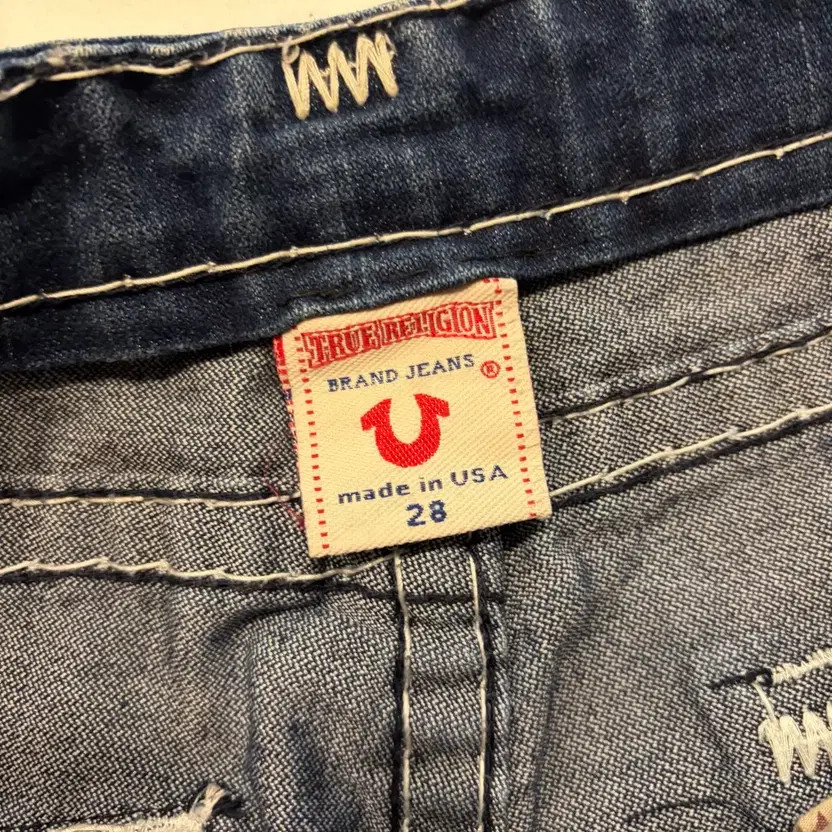 True Religion Joy Super T Denim Pants 28 Waist Blue Jean thumbnail 8