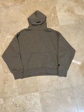 ESSENTIALS Dark Heather Gray Classic Hoodie 2025