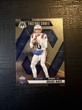 2025 Mosaic, Drake Maye #258 International England Games BASE