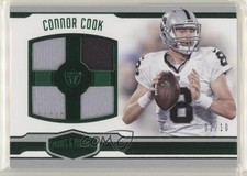 2016 Panini Plates & Patches Rookie Quad Jerseys Green 2/10 Connor Cook 5w7