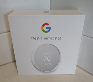 Google Nest Smart Thermostat, Snow - GA01334-US