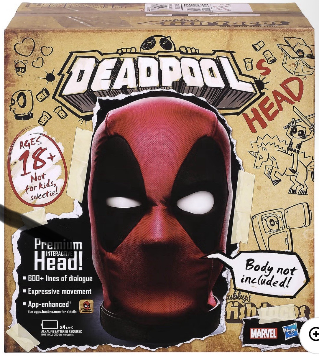 Marvel Legends Premium Interactive Deadpool Head - Officially Licensed New