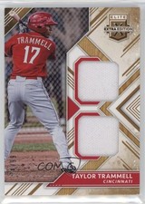2018 Panini Elite Extra Edition Dual Materials Gold /99 Taylor Trammell 00fd