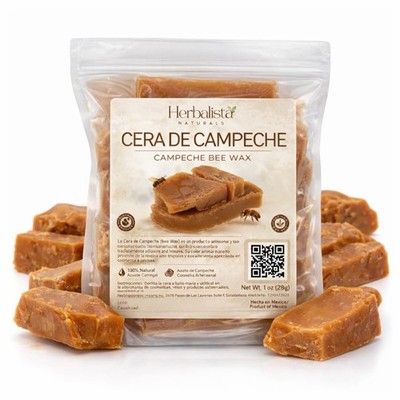 Cera de Campeche Natural 1 oz (28g)  Pure Campeche Beeswax for Candles Cosmetics