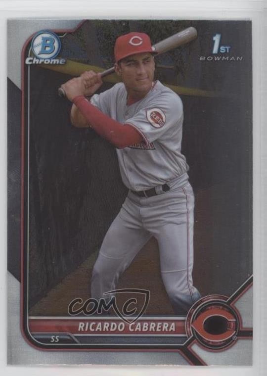 2022 Bowman Chrome Prospects Ricardo Cabrera #BCP-158 1ab6