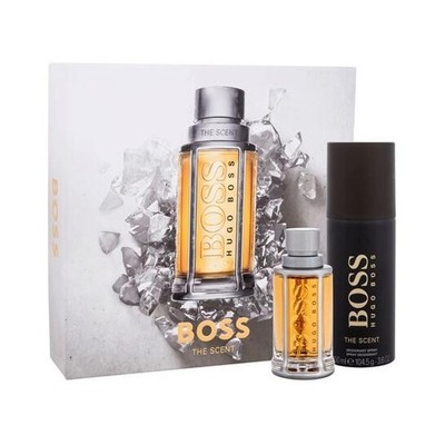 Hugo BOSS THE SCENT SET:  EDT 1.6 Oz + DEO SPRAY 5.0 Oz New In Box