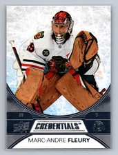 2021-22 Upper Deck Credentials #44 Marc-Andre Fleury Chicago Blackhawks