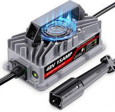 15 Amp 48 Volt Golf Cart Battery Charger for Yamaha G29 Drive  Drive 2-3-Pin Le