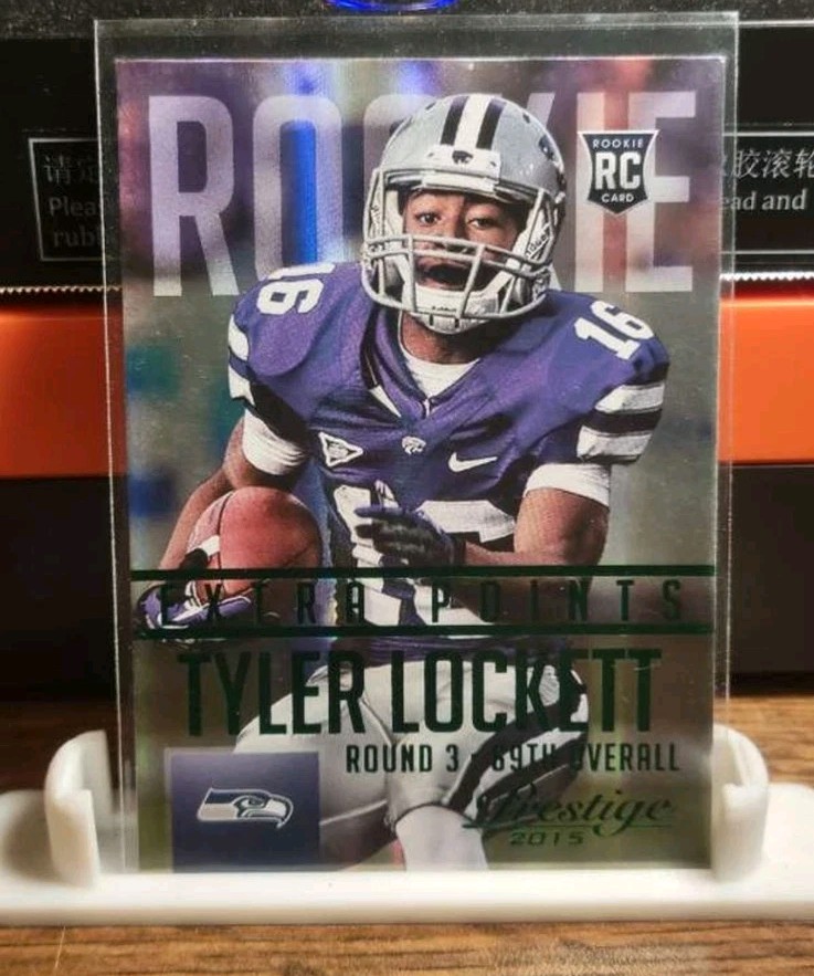Tyler Lockett Panini Prestige #298 Extra Points Green