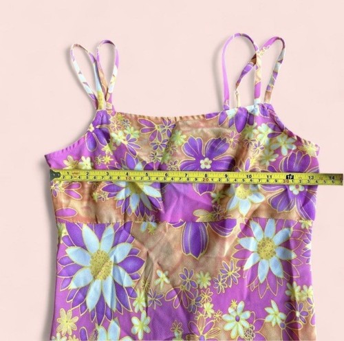 Hype Y2K Floral Spaghetti Strap Dress With Floral Pattern Juniors Size 10 - Picture 4 of 8