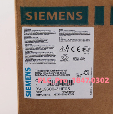 3VL9600-3HF05 1PCS Brand New Siemens 3VL96003HF05 Fast delivery