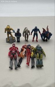 Action Figure Lot 10 Mixed Brands Marvel Star Wars MOTU Miraculous Hasbro Mattel