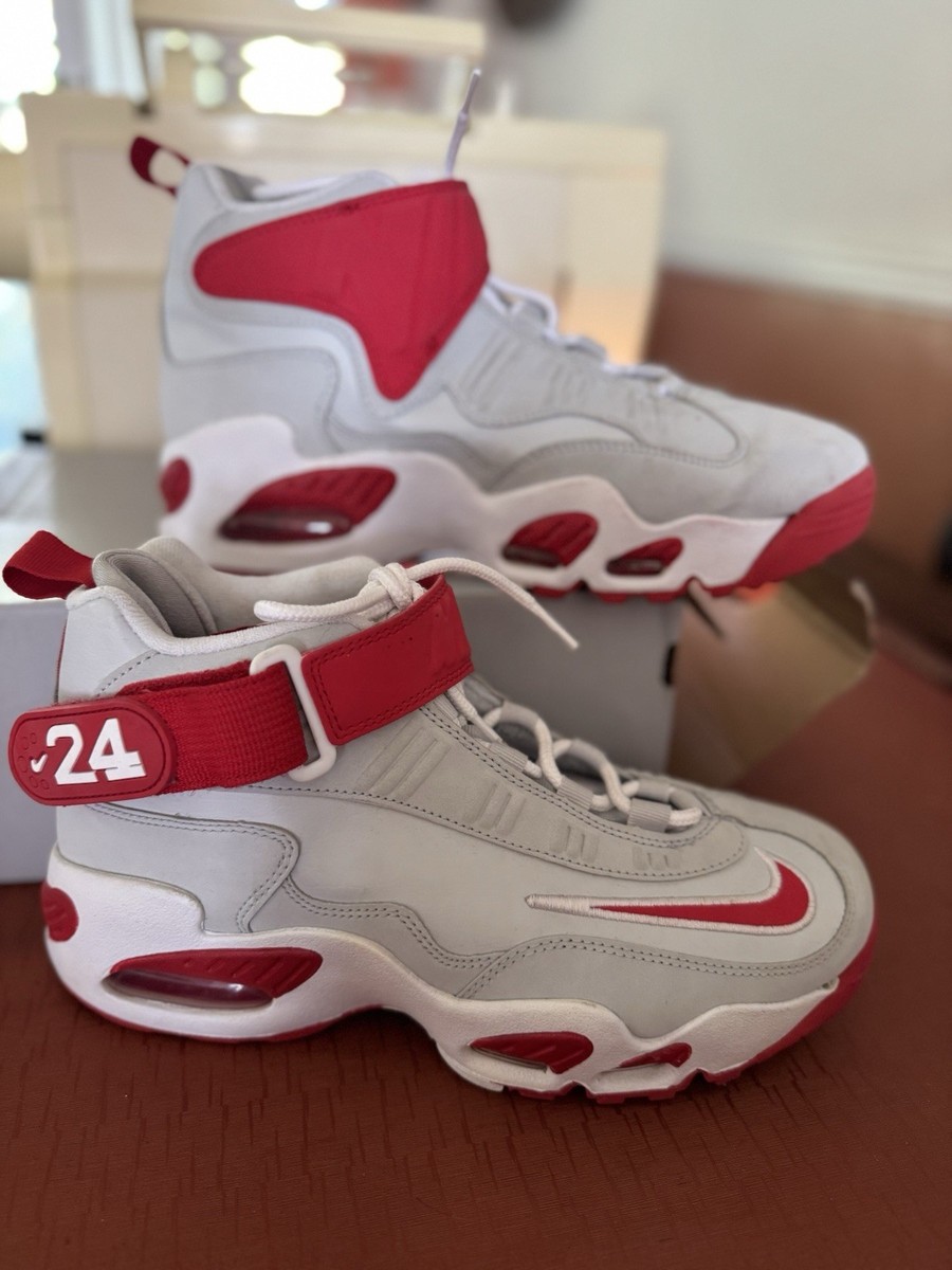 Nike Air Griffey Max 1 Sneakers Grey White And Red US 7Y | eBay