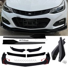 For Chevrolet Cruze Rs Glossy Black Front Bumper Spoiler Lip Splitter Body Kit For Chevrolet Cruze Rs Glossy Black Front Bumper Spoiler Lip Splitter Body Kit