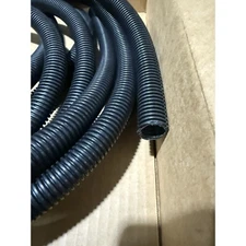 22ft. 3/4" Conduit Car Home Boat Tubing Split Wire Loom Black Color Sleeve Tube