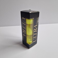 3 Ultra Tour 432 Golf Balls by Wilson / Optic Yellow / Pack of 3 New Balls