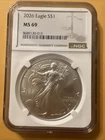 2026 W American Silver Eagle MS-69 NGC 1 Ounce of Fine Silver