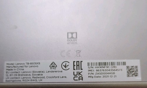 Lenovo TB-8505F android tablet - Picture 4 of 6