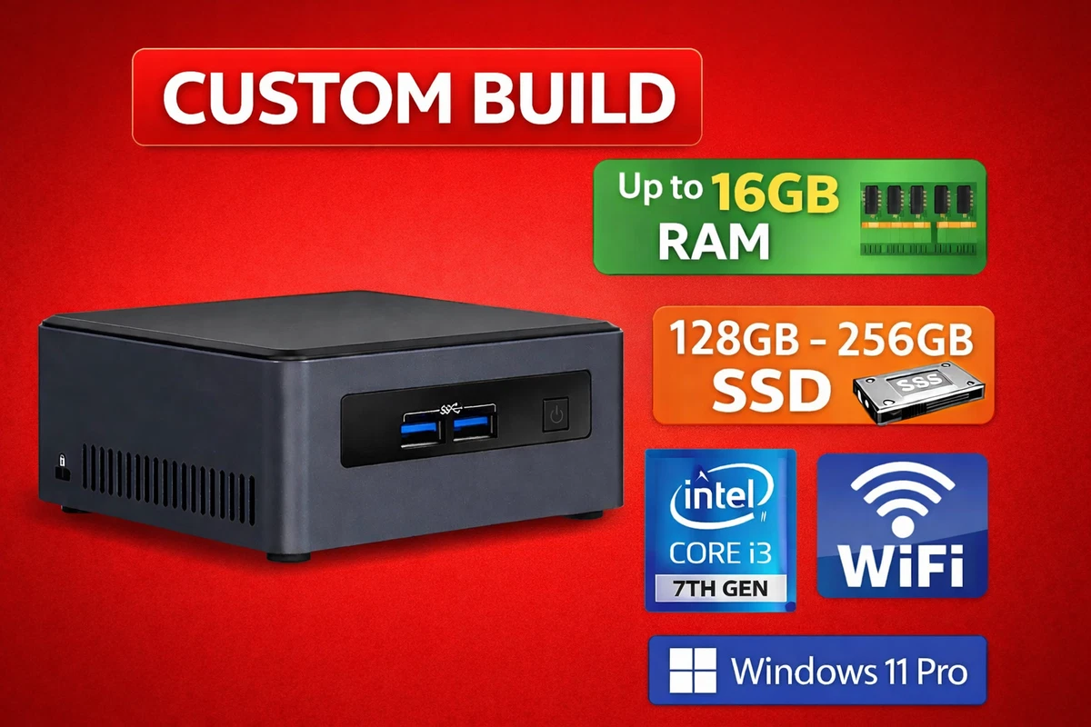 Intel NUC Core i3 7th Gen. PC Desktops & All-In-One Computers for