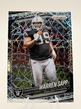 Warren Sapp 2025 Panini Prizm Football Lazer Prizm #212 Oakland Raiders