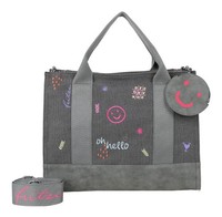 Fritzi aus Preußen Limited Tote Bag Embro Fun Tasche Anthra Anthrazit Purpur