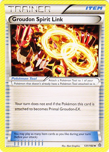 Groudon Spirit Link - 131/160 - Uncommon - Moderately Played