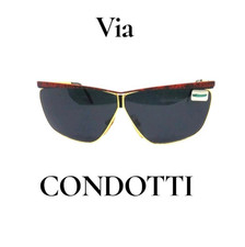 Vintage 80s Sunglasses For Men And Women Made In Italy New Via Condotti Rome
