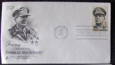 US FDC SC #1424 DOUGLAS MACARTHUR 1971.