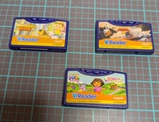 Vtech V Reader -Game V Reader -V Tech Lot Of 3 What  s That Noise Untested
