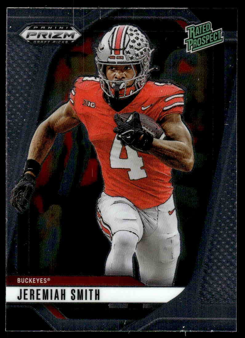 Jeremiah Smith Rookie RC #160 2025 Panini Prizm Draft Picks Ohio State Buckeyes
