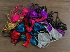 8 Pc Exotic Dancewear Bundle OS One Size New Stripper Clubwear Lingerie Lot