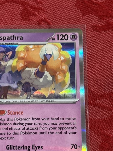 Holo Pokemon - Espathra - 081/182 Sv04: Paradox Rift Holo - Picture 2 of 7