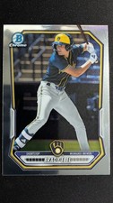 2026 Topps Bowman Baseball - CHROME Brady Ebel, #BCP-142, Milwaukee Brewers