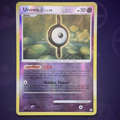 Unown [I] 37/123 Mysterious Treasures Reverse Holo