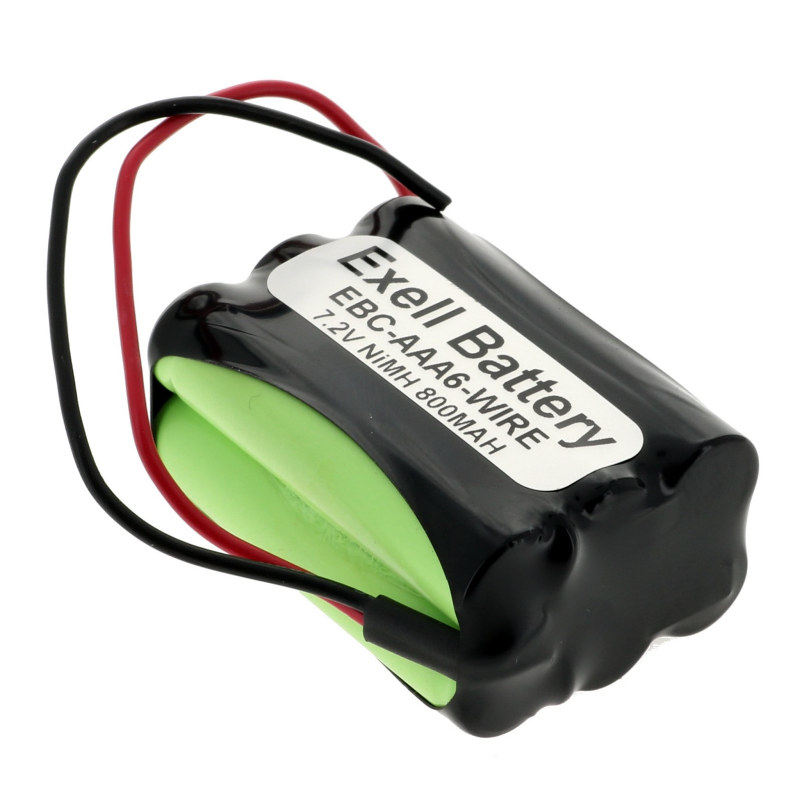 Exell 7.2V 800mAh NIMH w/Wire leads for 1:18 RC Car Racing HPI RS4 Micro Cars