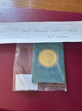 1oz Gold Britannia In Certified Capsule Bullion Coin King Charles lll