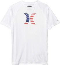 Hurley Boys' Icon UPF 50 Rash Guard Swim