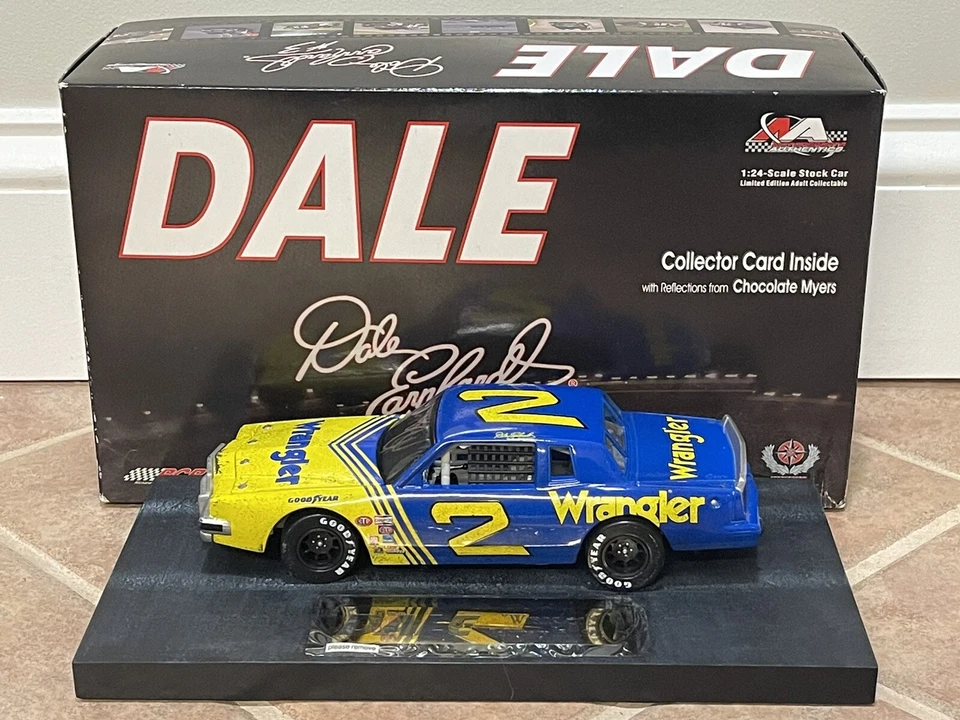 Juego de película de acción Pontiac Grand Prix 1981 Dale Earnhardt Wrangler #2/12 1/24 Foto 3 de 4