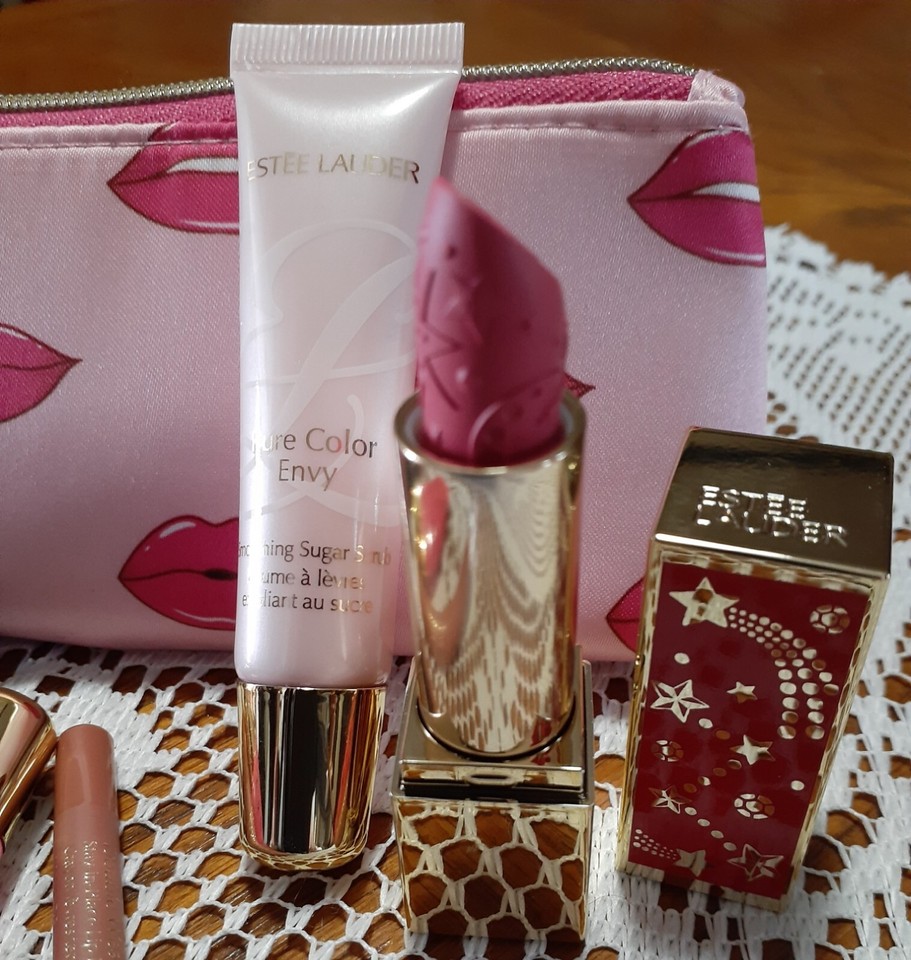 Estee Lauder Pure Color Envy For LipsSugar Scrub Gloss & LSRoses