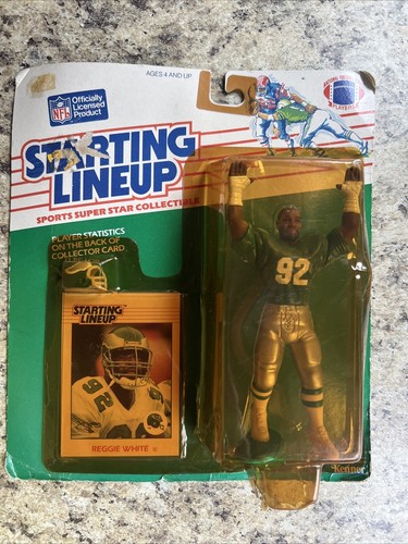 Reggie White Eagles Starting Lineup Figure Kenner 1988 NFL  SLU 🏈 Super Bowl ￼ - Picture 1 of 14