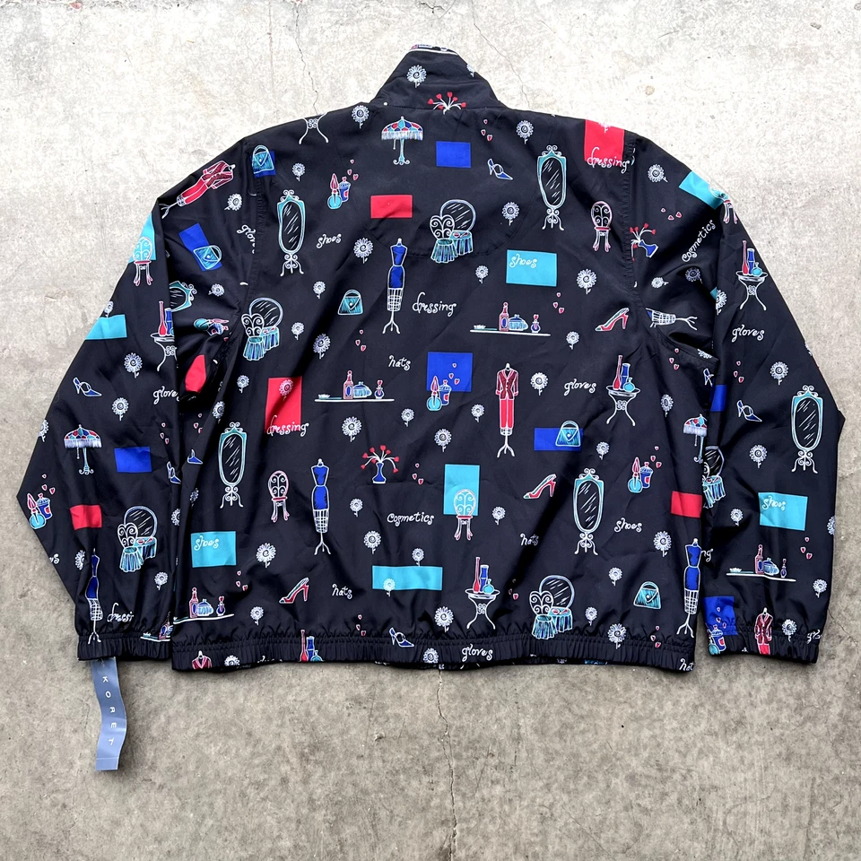 Vintage Koret Sports Jacket Woman's black 80s Indi, streetwear NOS NWT Size L - Image 4 of 4