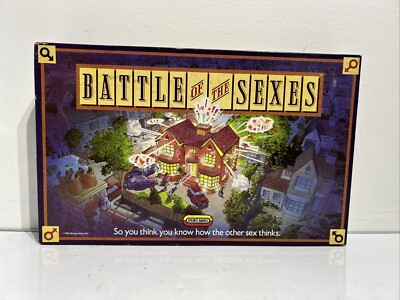 Spear's Games - Battle of the Sexes 1990 Board Game - VGC - Complete - Ages 18+