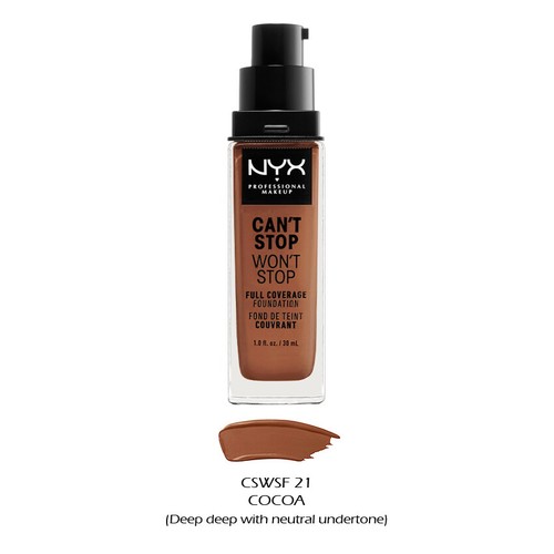 1 NYX Can't Stop Won't Stop Full Coverage Foundation "Pick Your 1 Color" *Joy's* - Picture 30 of 34