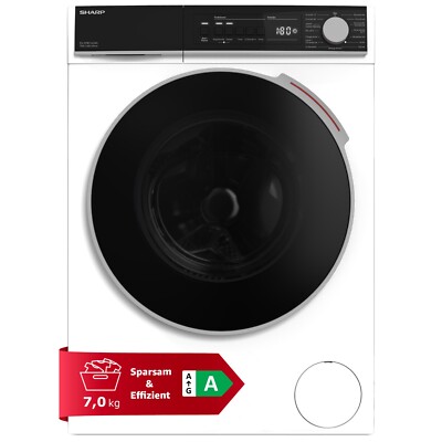 Sharp ES-NFB714CWA-DE Waschmaschine 7 kg Frontlader Aqua-Stop gebraucht