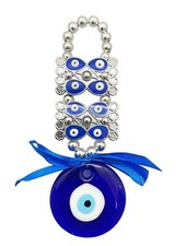 Wall Hanging Metal Evil Eye for Home Protection, Prosperity Luck, Size: 15 cm