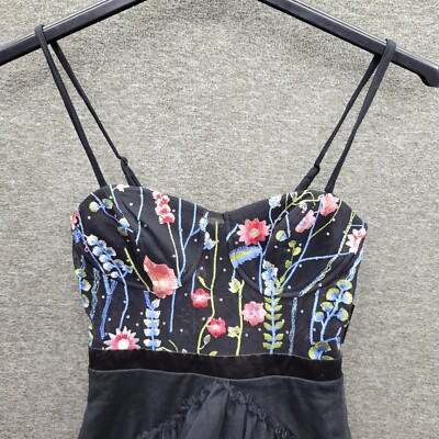 city studio embroidered dress City Studio Sleeveless Embroidered Dress Size XS