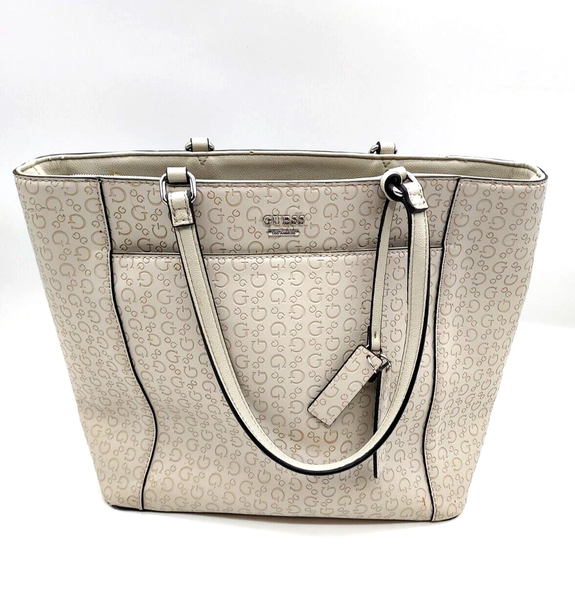 Guess beige handbag hotsell